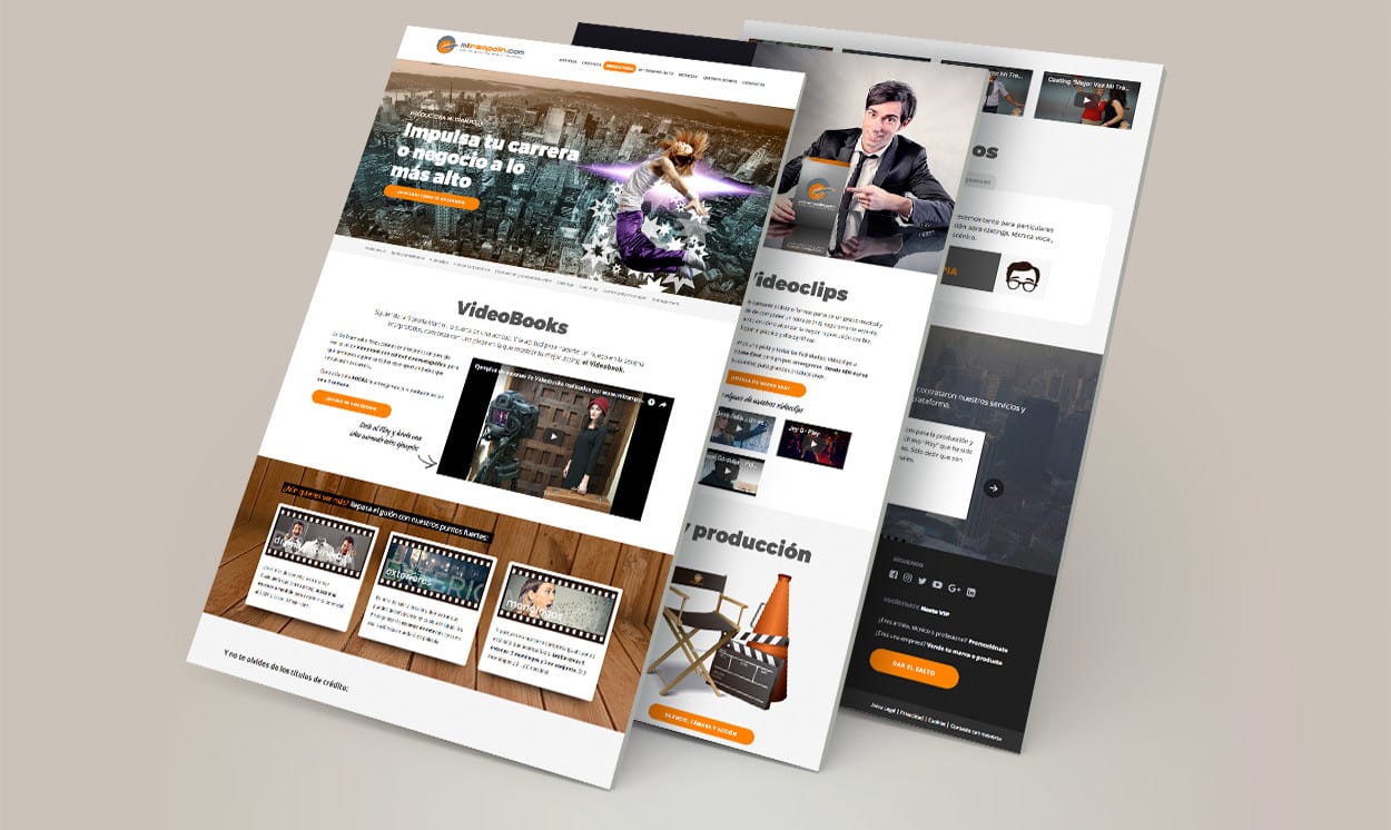 Creación y desarrollo web para Mi Trampolin