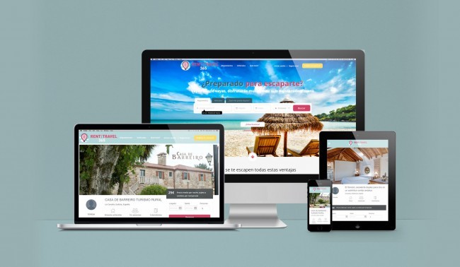 Diseño Web Rent and Travel