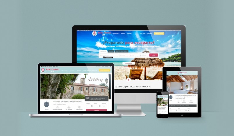 Diseño Web Rent and Travel