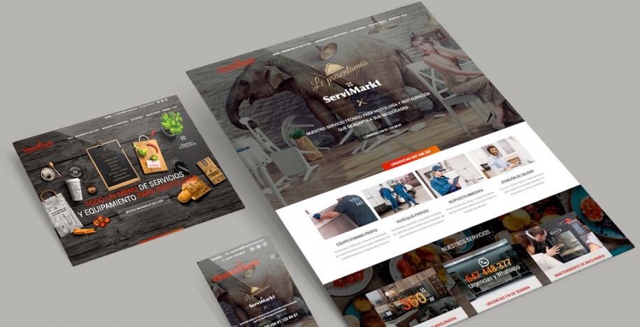 Desarrollo Web Hostelmarkt y Servimarkt