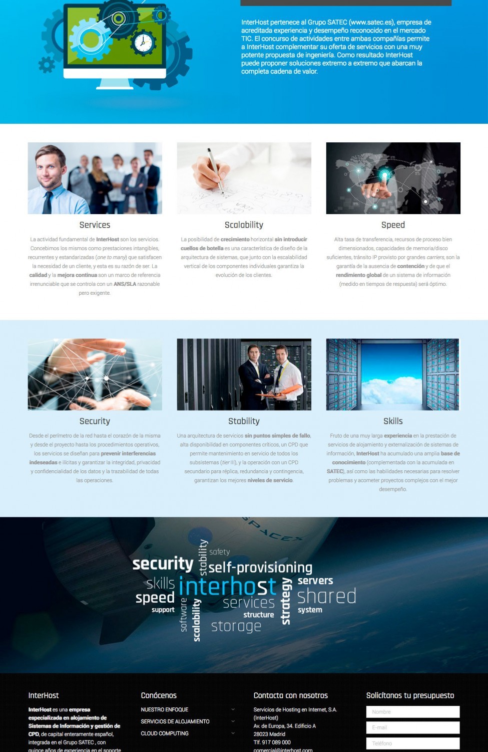 Diseño Web Interhost