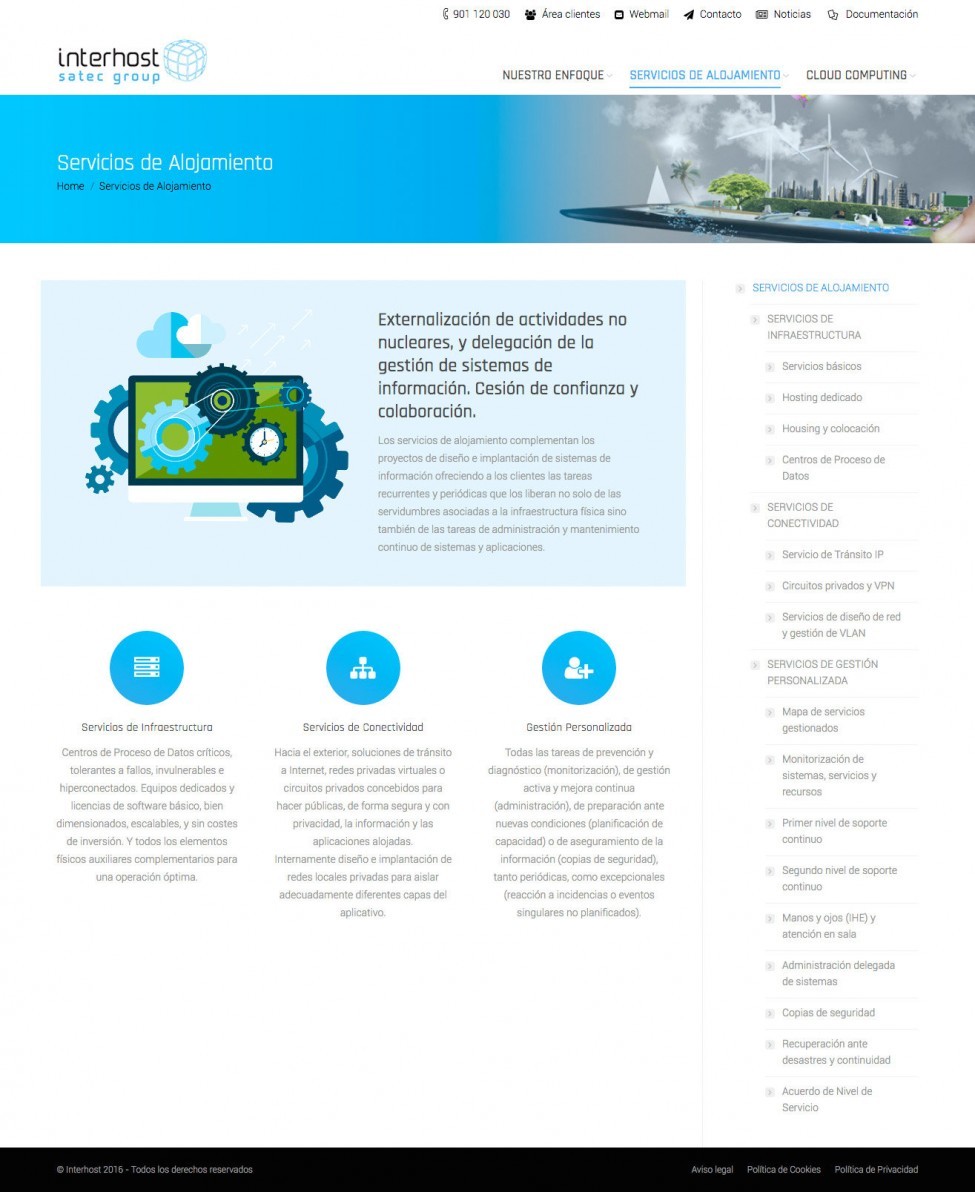 Diseño Web Interhost