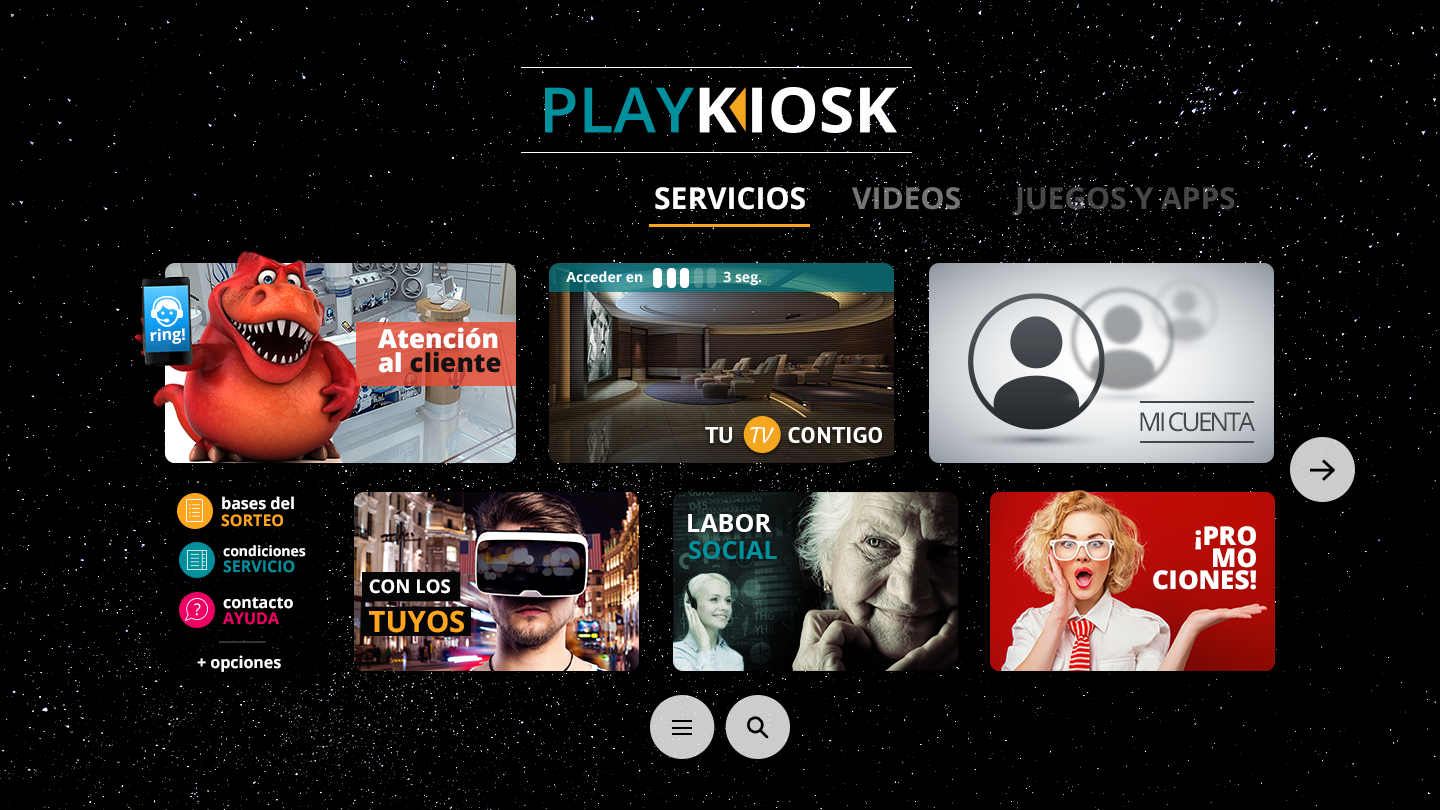 Diseño Web PlayKiosk y VR