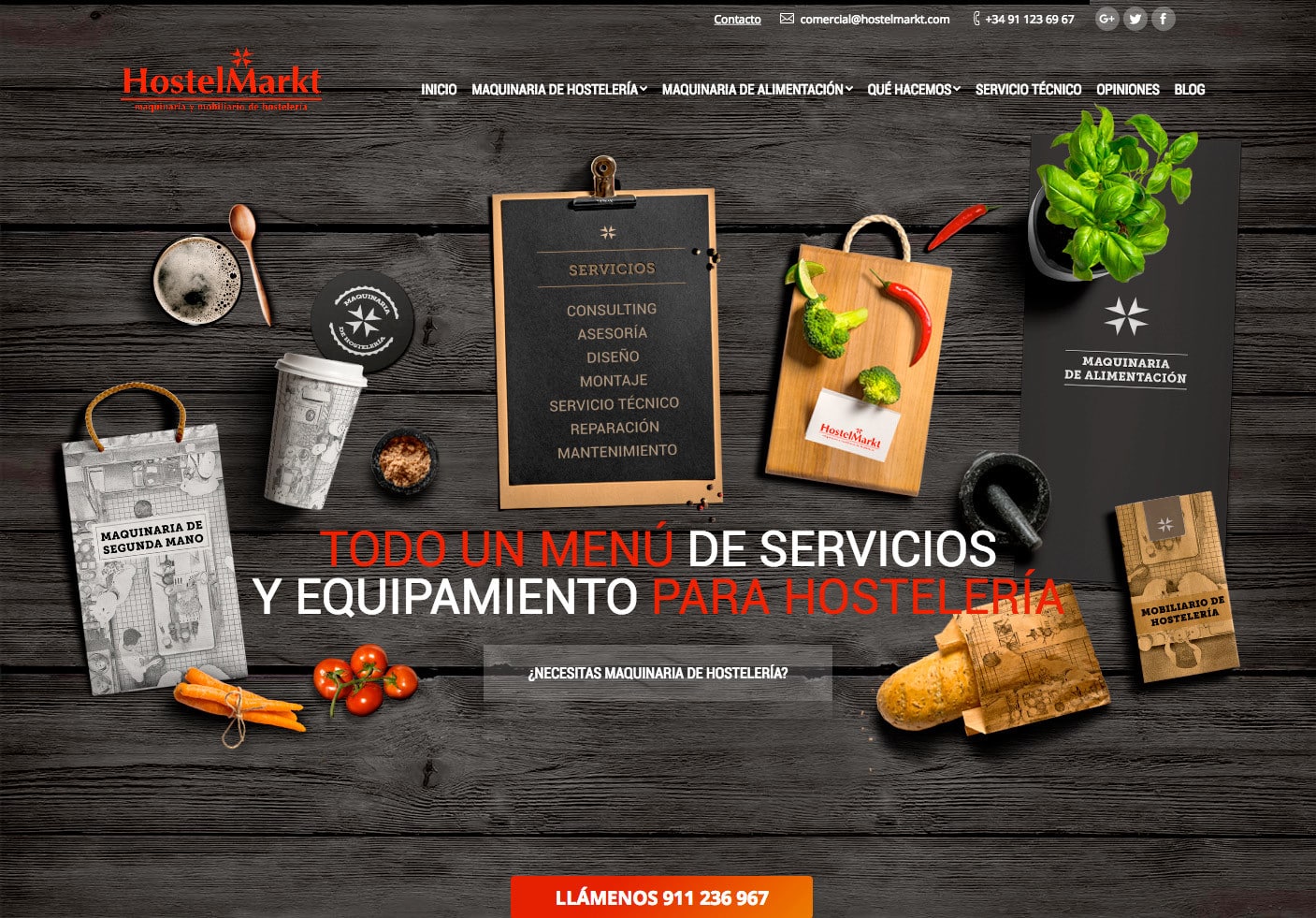 Diseño Web Hostelmarkt