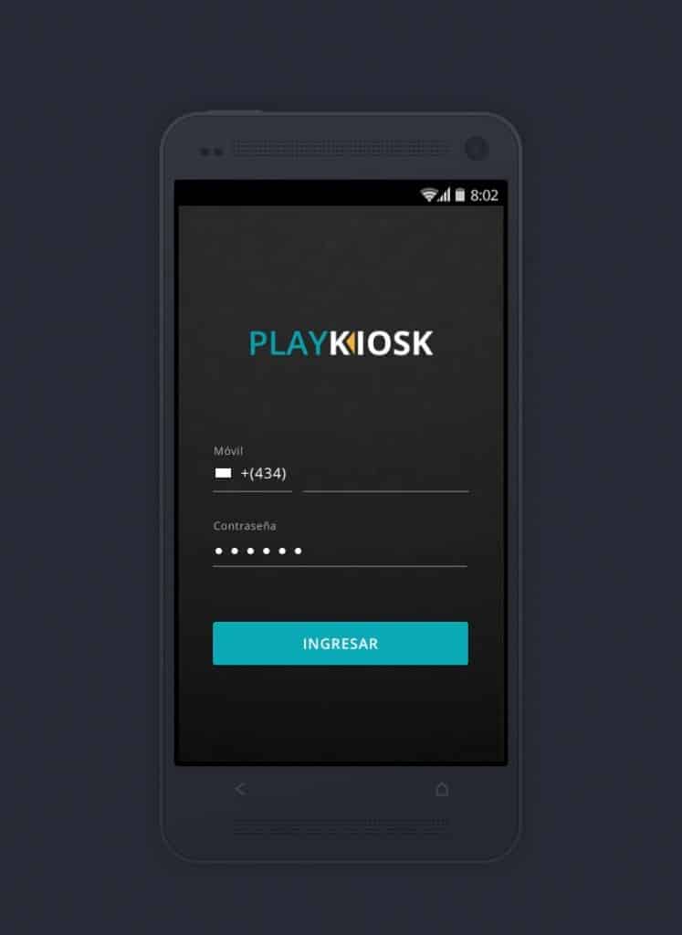 PlayKiosk desarrollo de APP