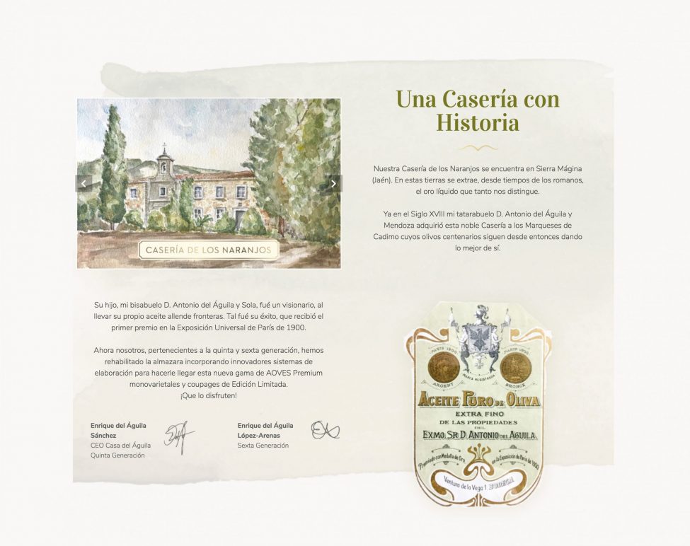 Desarrollo Web del Ecommerce de Almazara del Águila