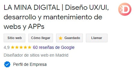 La mina digital diseño UX-UI desarrollo y mantenimiento web