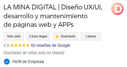 La mina digital diseño UX-UI-desarrollo y mantenimiento web