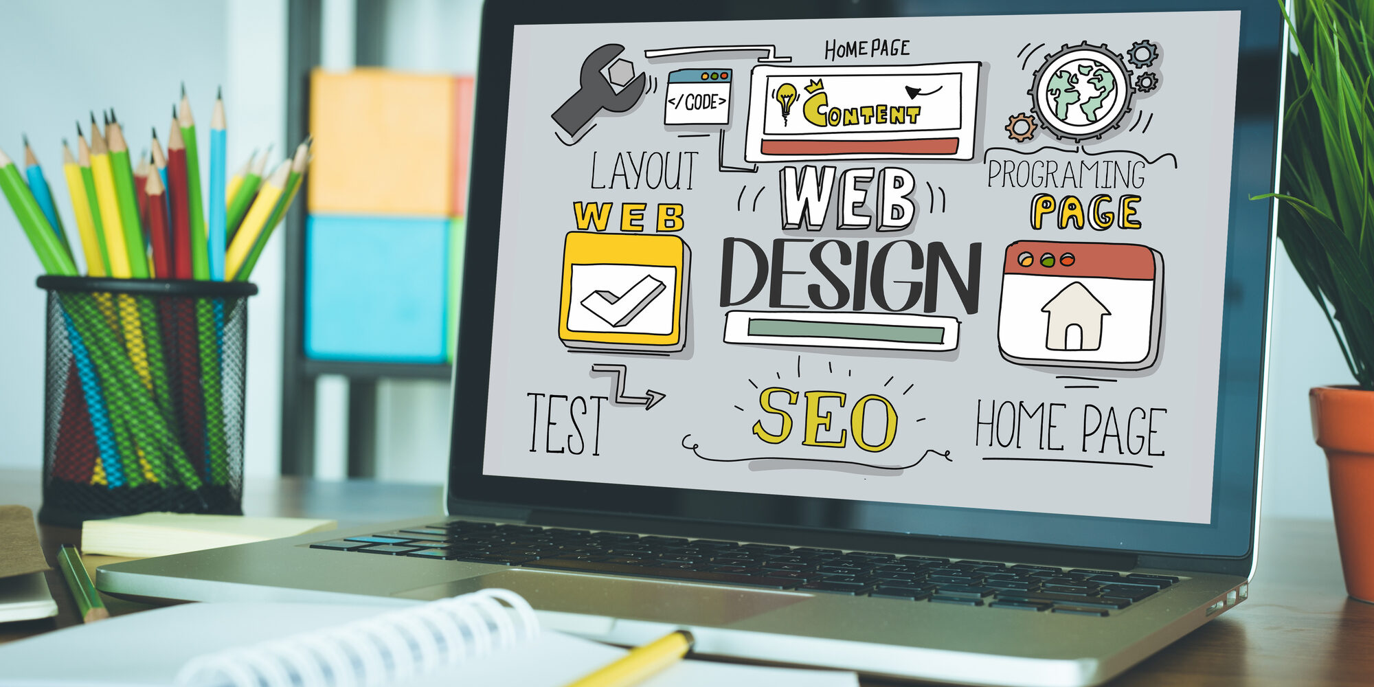 TECHNOLOGY COMMUNICATION AND WEB DESIGN CONCEPT